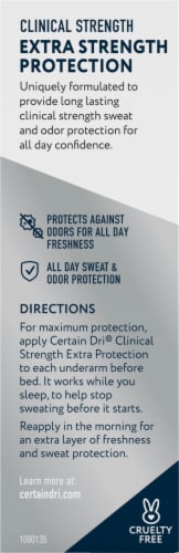 Certain Dri® Extra Strength Solid Antiperspirant Perspective: left