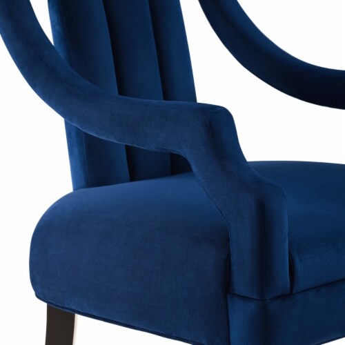 Harken Performance Velvet Accent Chair Perspective: left