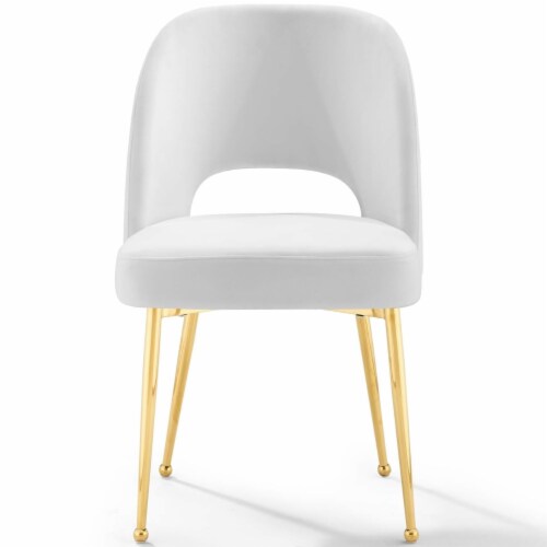 Modway Furniture EEI-3836-WHI Rouse Dining Room Side Chair, White Perspective: left