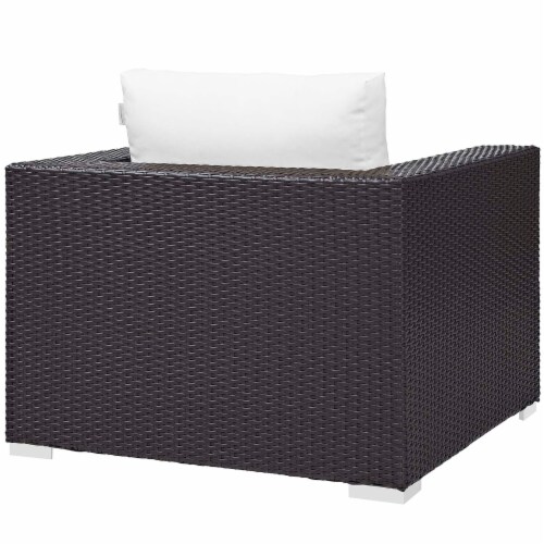 Convene 5 Piece Set Outdoor Patio with Fire Pit Perspective: left