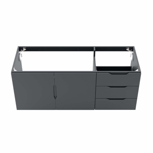 Vitality 48 Bathroom Vanity (Sink Basin Not Included), Gray, 1