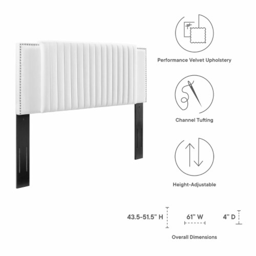 California king shop headboard width