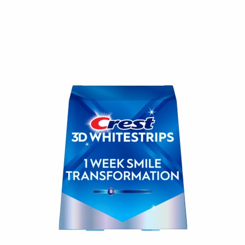 Crest 3DWhitestrips Glamorous White At-home Teeth Whitening Kit Perspective: left