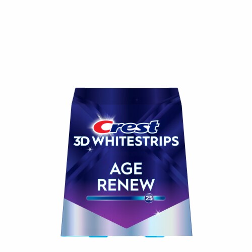 Crest 3DWhitestrips Supreme Bright At-home Teeth Whitening Kit Perspective: left