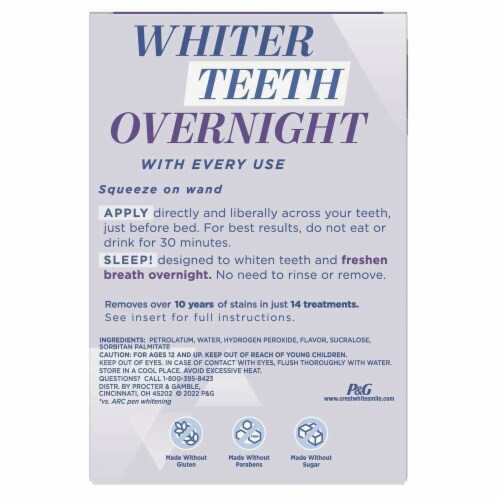 Crest Whitening Emulsions + Overnight Freshness Perspective: left