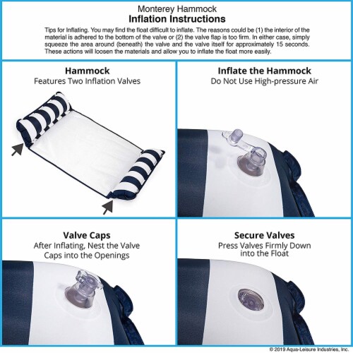 4-in-1 Monteray Hammock Blue Perspective: left