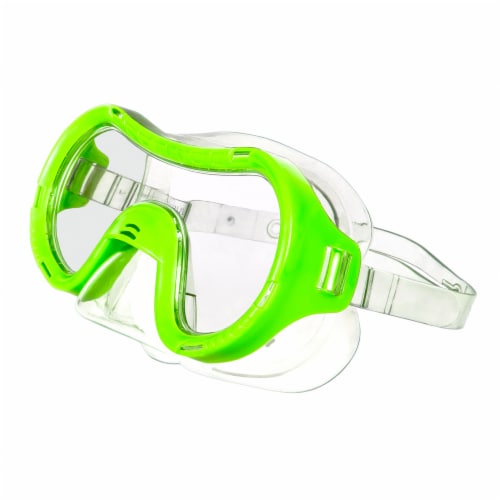 Aqua Leisure Child Jamaica Swim Mask - Yellow Perspective: left