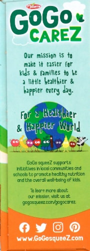 GoGo Squeez Apple Mango Applesauce Perspective: left