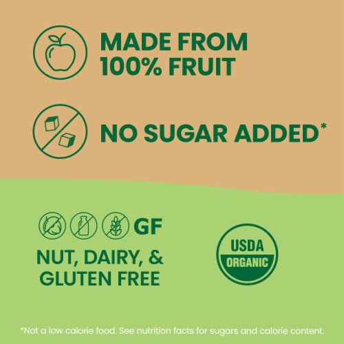 GoGo squeeZ Organic Applesauce Pouches Perspective: left