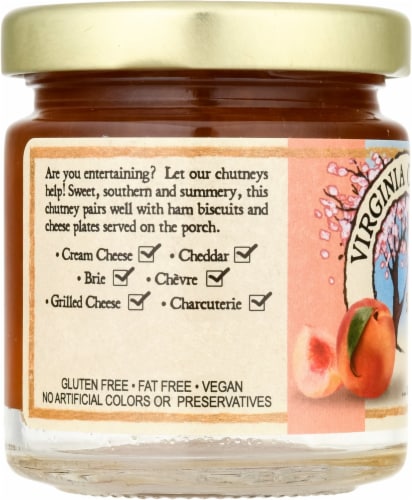 Virginia Chutney Company Sweet Peach Chutney Perspective: left
