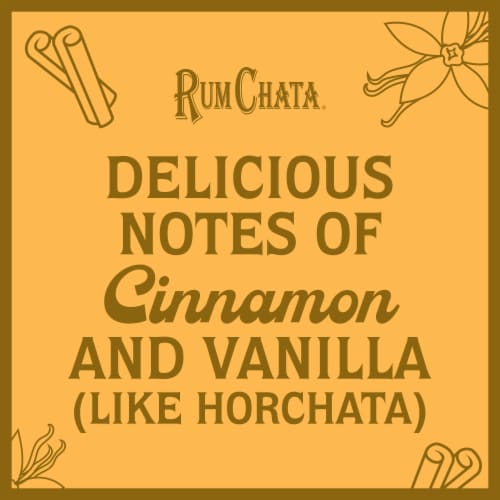 Rum Chata Cream Liqueur Perspective: left
