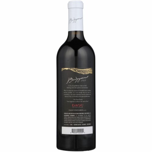 Bodyguard Red Blend California Wine Perspective: left