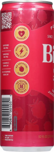 Bing Raz® Raspberry Energizing Juice Beverage Perspective: left