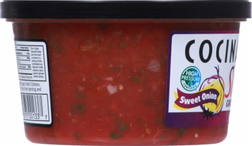 Cocina Fresca Cantina Style Mild Sweet Onion Salsa Perspective: left