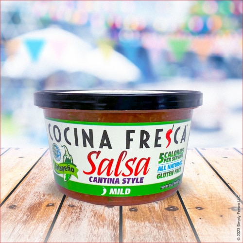 Cocina Fresca™ Cantina Style Mild Jalapeno Salsa Perspective: left