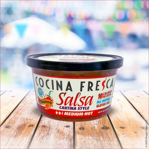 Cocina Fresca Cantina™ Style Medium Hot Habenero Salsa 16 oz Perspective: left