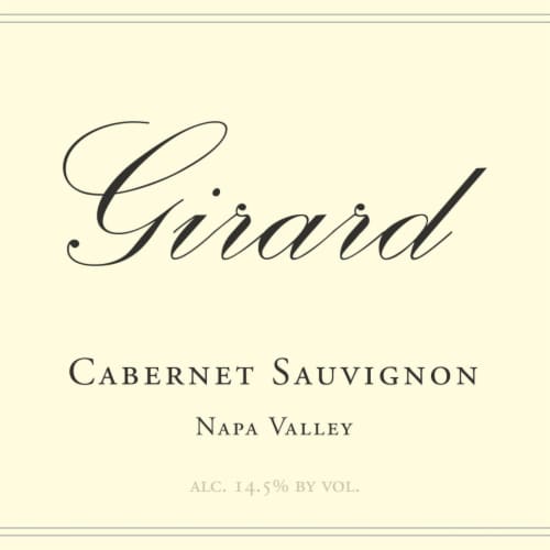 Girard Cabernet Sauvignon California Red Wine Perspective: left