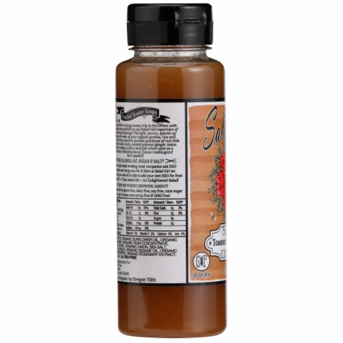 Salad Girl Organic Toasted Sesame and Ginger Salad Dressing Perspective: left