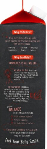 GoodBelly Probiotics Peach Mango Orange Flavored Juice Drink Perspective: left