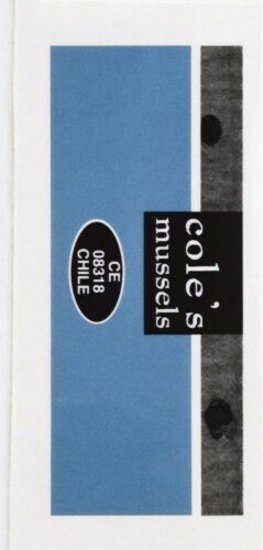 Cole's Smoked Mussels in Olive Oil Perspective: left