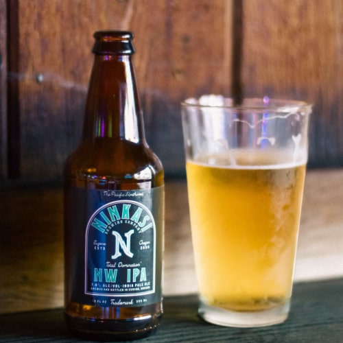 Ninkasi Total Domination IPA Northwest IPA Craft Beer Perspective: left
