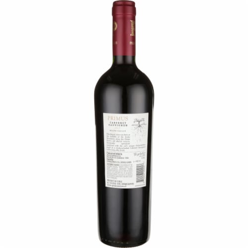 Primus Cabernet Sauvignon Chile Red Wine Perspective: left