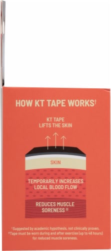 KT™ Tape Original Cotton Beige Elastic Pain Relief & Support Sports Tape Perspective: left