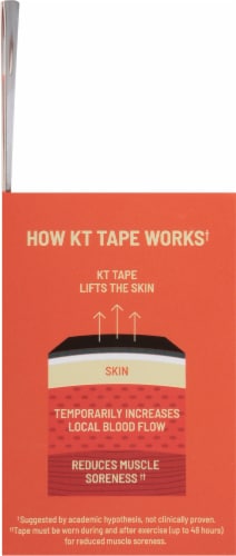 KT Tape® Original Black Elastic Sports Tape Perspective: left