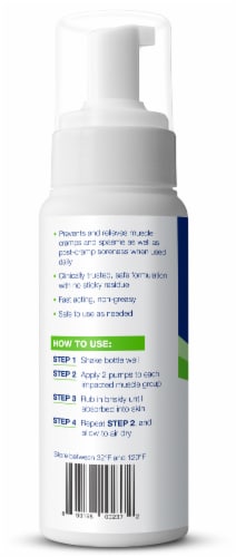 Theraworx® for Muscle Cramps Foam Perspective: left