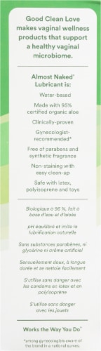 Good Clean Love® Almost Naked® 95% Organic Personal Lubricant Perspective: left