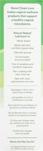 Good Clean Love® Almost Naked® 95% Organic Personal Lubricant Perspective: left