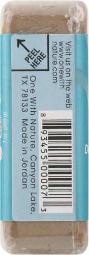 One With Nature® Dead Sea Mud Soap Perspective: left