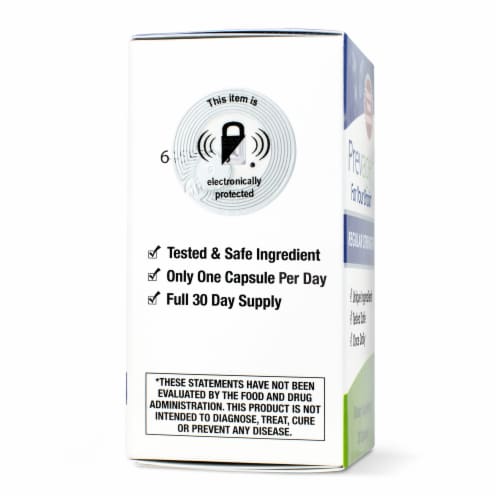 Prevagen® Regular Strength For Your Brain Dietary Supplement Capsules 10mg Apoaequorin Vitamin D Perspective: left