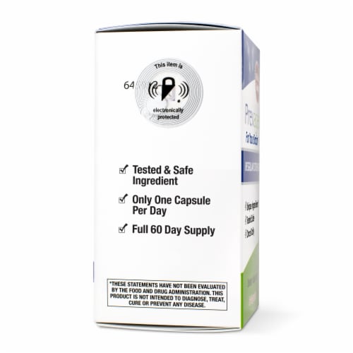 Prevagen® Regular Strength For Your Brain Dietary Supplement Capsules 10mg Apoaequorin Vitamin D Perspective: left