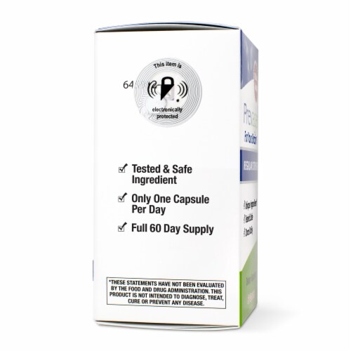 Prevagen® Regular Strength For Your Brain Dietary Supplement Capsules 10mg Apoaequorin Vitamin D Perspective: left