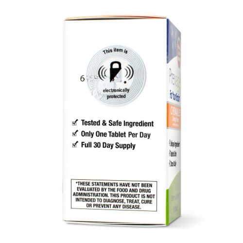 Prevagen® Regular Strength Apoaequrin Vitamin D Orange Chewable Tablets Perspective: left