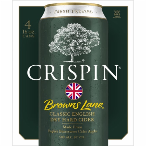 Crispin Browns Lane Classic English Dry Hard Cider Perspective: left