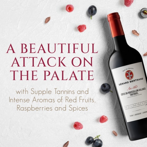 Gerard Bertrand Grand Terroir Tautavel France Red Blend Wine Perspective: left