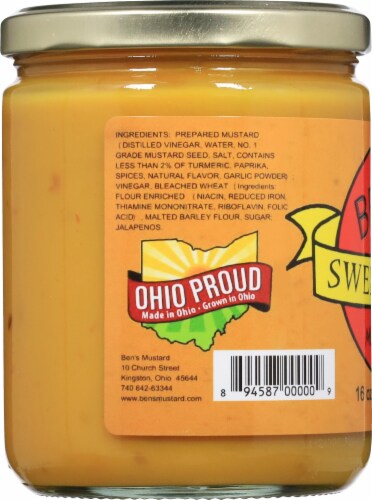 Ben's Sweet & Hot Mustard Perspective: left