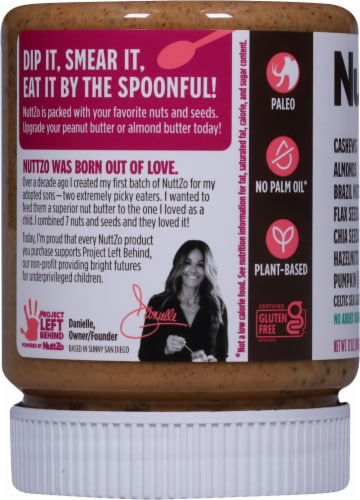 Nuttzo® Power Fuel Crunchy Nut & Seed Butter Perspective: left