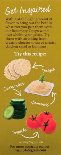 34 Degrees Rosemary Crisps Perspective: left