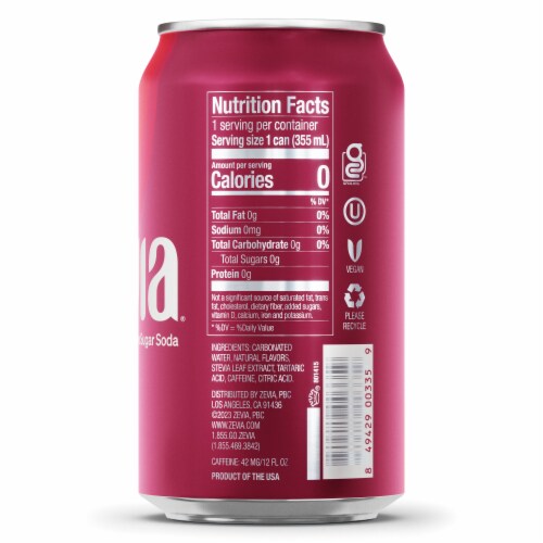 Zevia® Dr. Zevia® Diet Soda Cans Perspective: left
