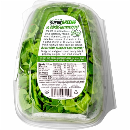 organicgirl Supergreens Salad Blend Perspective: left