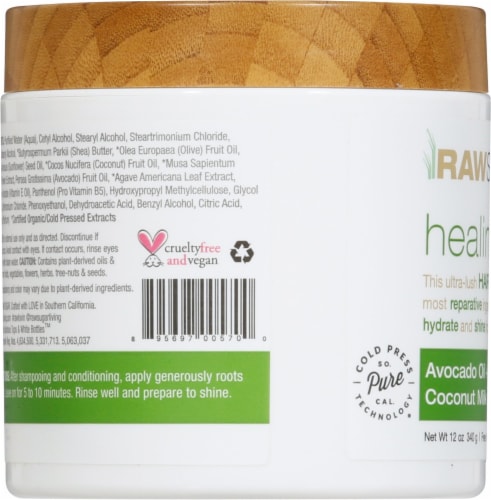 Raw Sugar® Healing Power Hair Masque Perspective: left
