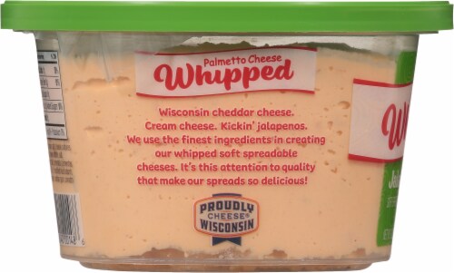 Palmetto Cheese™ Whipped Jalapeno Cheese Spread Perspective: left