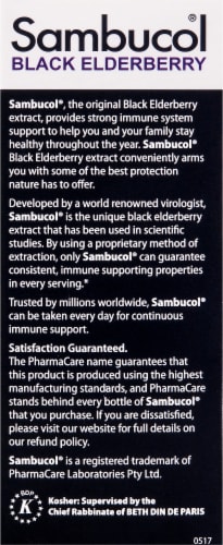 Sambucol® Original Black Elderberry Syrup Perspective: left