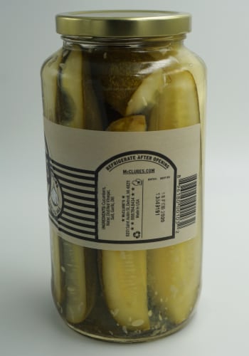 McClure's® Garlic & Dill Pickle Spears Perspective: left