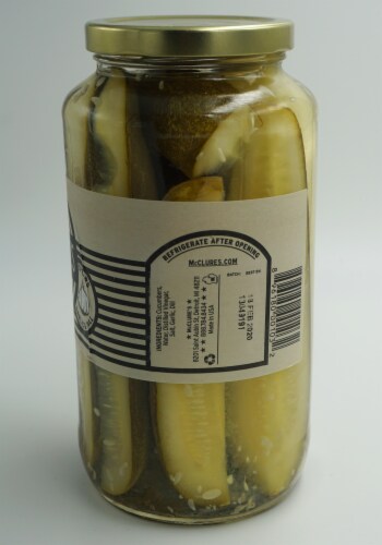 McClure's® Garlic & Dill Pickle Spears Perspective: left
