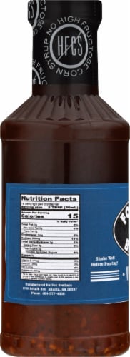 Fox Bros. Vinegar BBQ Sauce Perspective: left