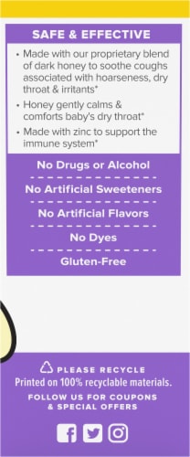 Zarbee's® Baby Cough + Immune Medicine Perspective: left